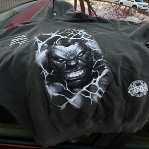 Gray Graphic Hoodie